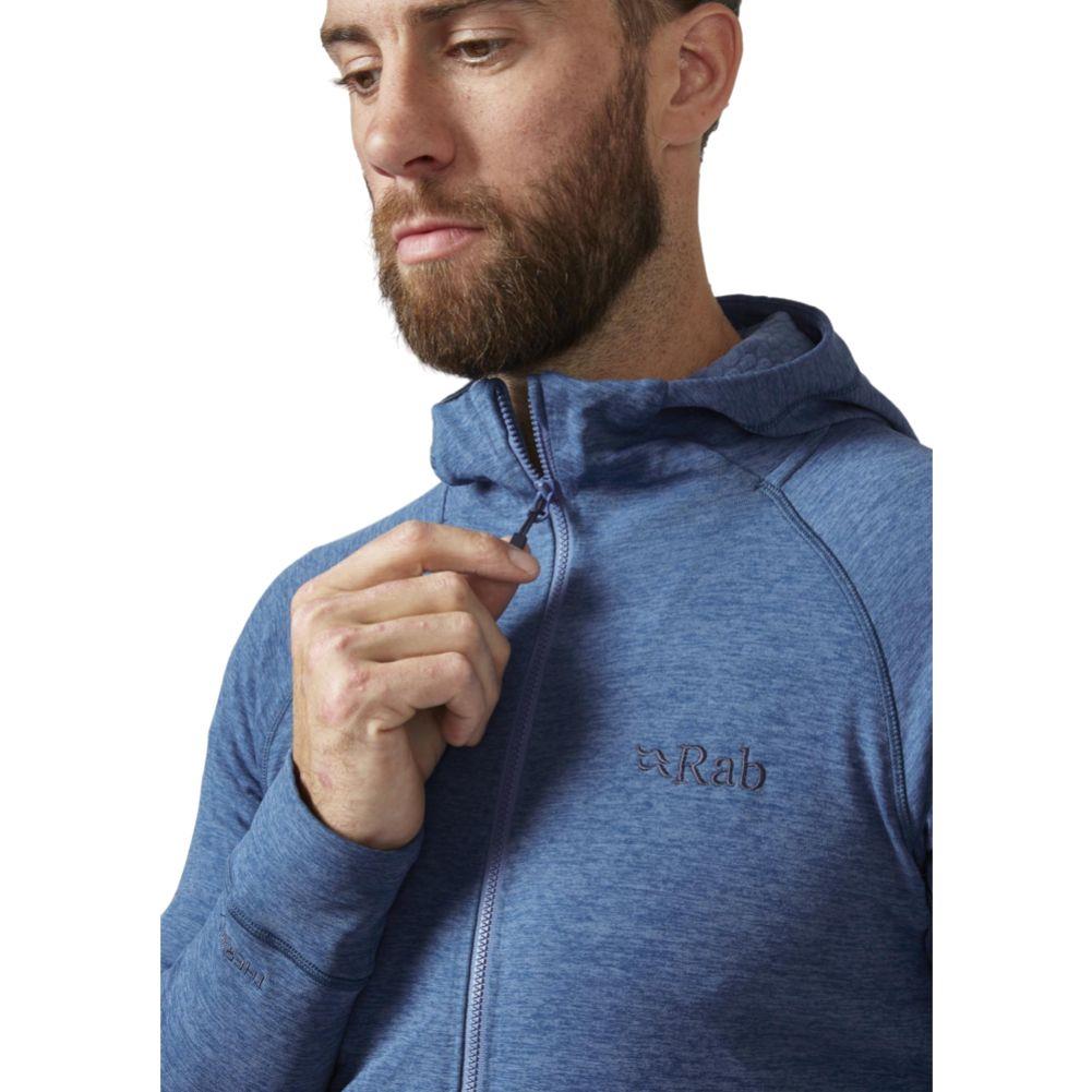 Rab Men&#39;s Nexus Full Zip Hoody (Denim) zipper