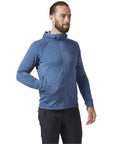 Rab Men's Nexus Full Zip Hoody (Denim) hand pocket pose
