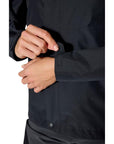 Rab Women's Downpour Waterproof Jacket (Black) strap