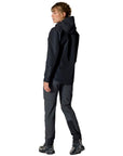 Rab Women's Downpour Waterproof Jacket (Black) walking away