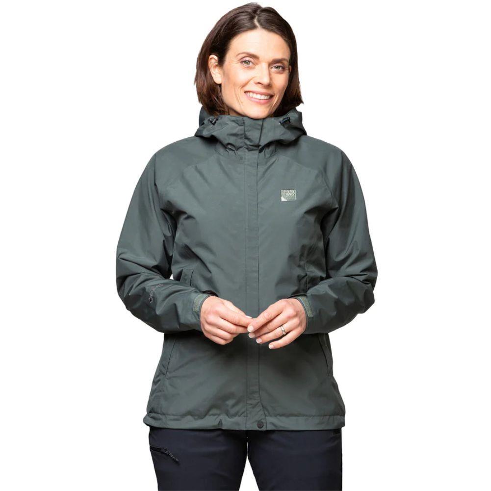 Sprayway Women's Fionn Insulated Gore-Tex Jacket (Bonsai) model front