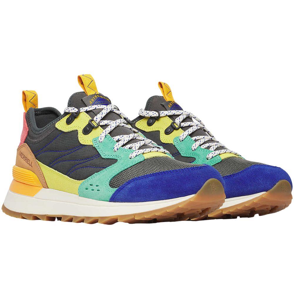 Merrell Men's Alpine 83 Sneaker Recraft Low Walking Shoe (Alloy/Multi) pair