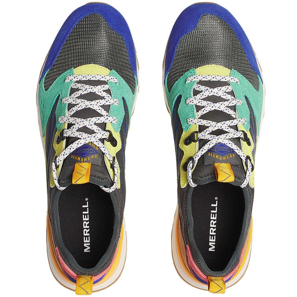 Merrell Men's Alpine 83 Sneaker Recraft Low Walking Shoe (Alloy/Multi) top view