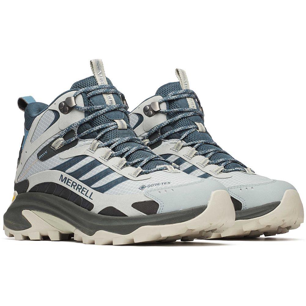Merrell Men's Moab Speed 2 Mid GORE-TEX Walking Shoe (Calcite) pair