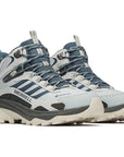 Merrell Men's Moab Speed 2 Mid GORE-TEX Walking Shoe (Calcite) pair