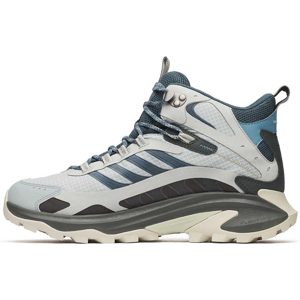 Merrell Men's Moab Speed 2 Mid GORE-TEX Walking Shoe (Calcite) left