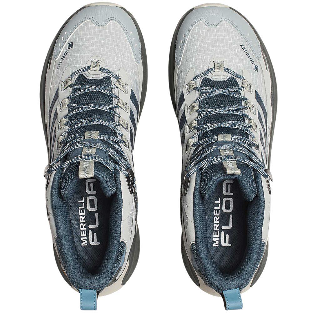 Merrell Men&#39;s Moab Speed 2 Mid GORE-TEX Walking Shoe (Calcite) top view