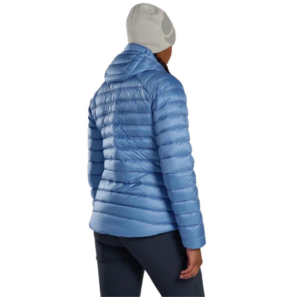 Montane Women's Anti Freeze Hooded Down Jacket - 2025 (Cornflower) back model