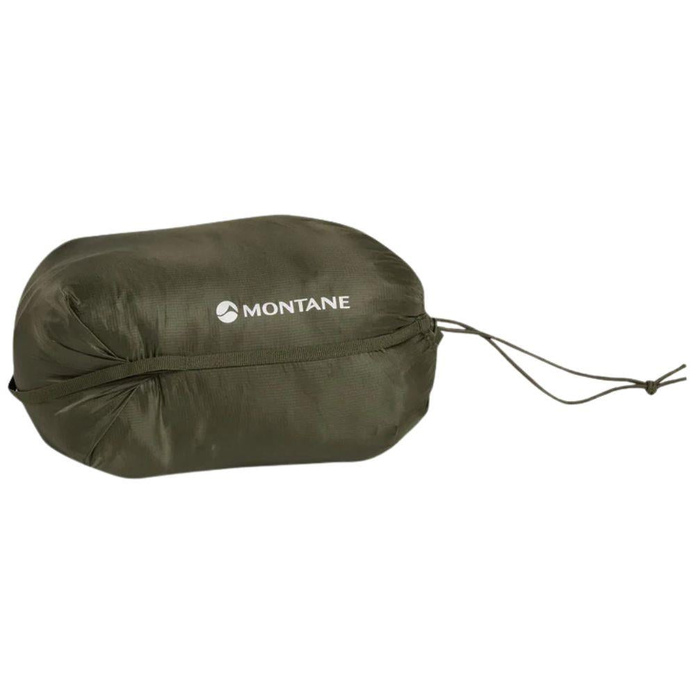 Montane Men&#39;s Anti Freeze Lite Hooded Down Jacket (Caper) packed up