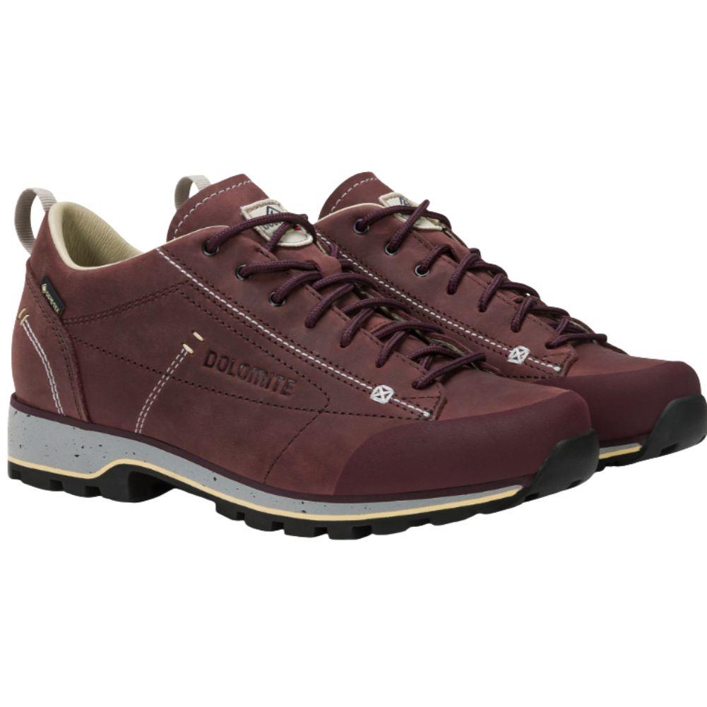 Dolomite Women's 54 Low Fg Gore-Tex Shoe (Rosewood Brown) pair