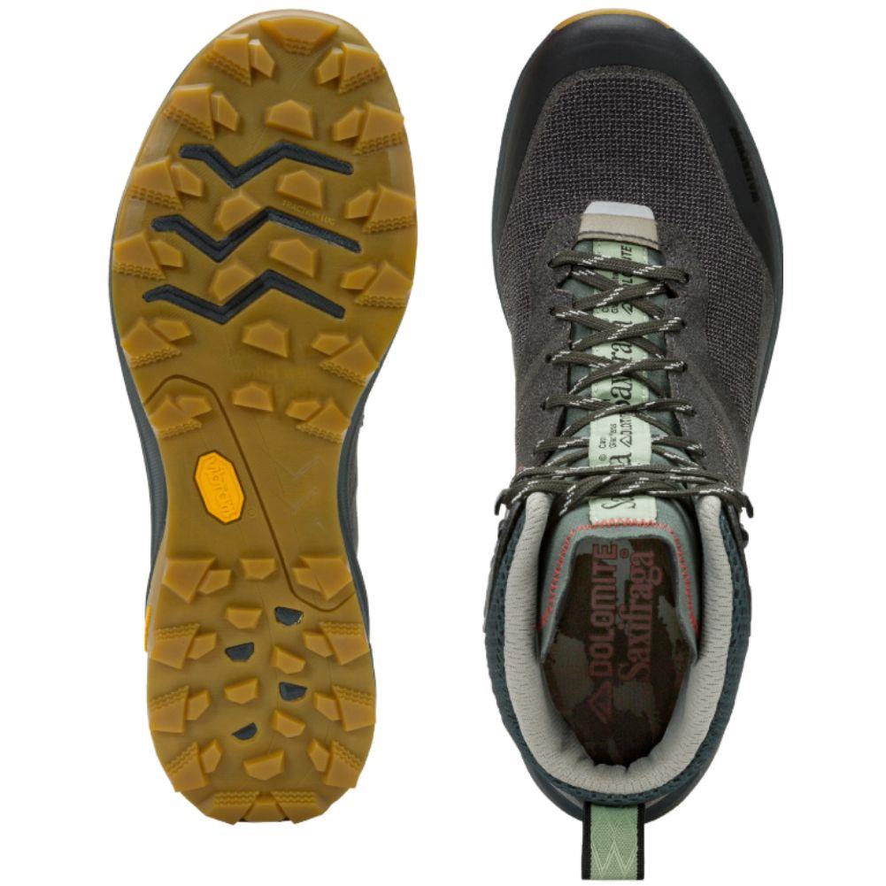 Dolomite Men's Nibelia Saxifraga 2.0 High Walking Shoe (Stone Grey