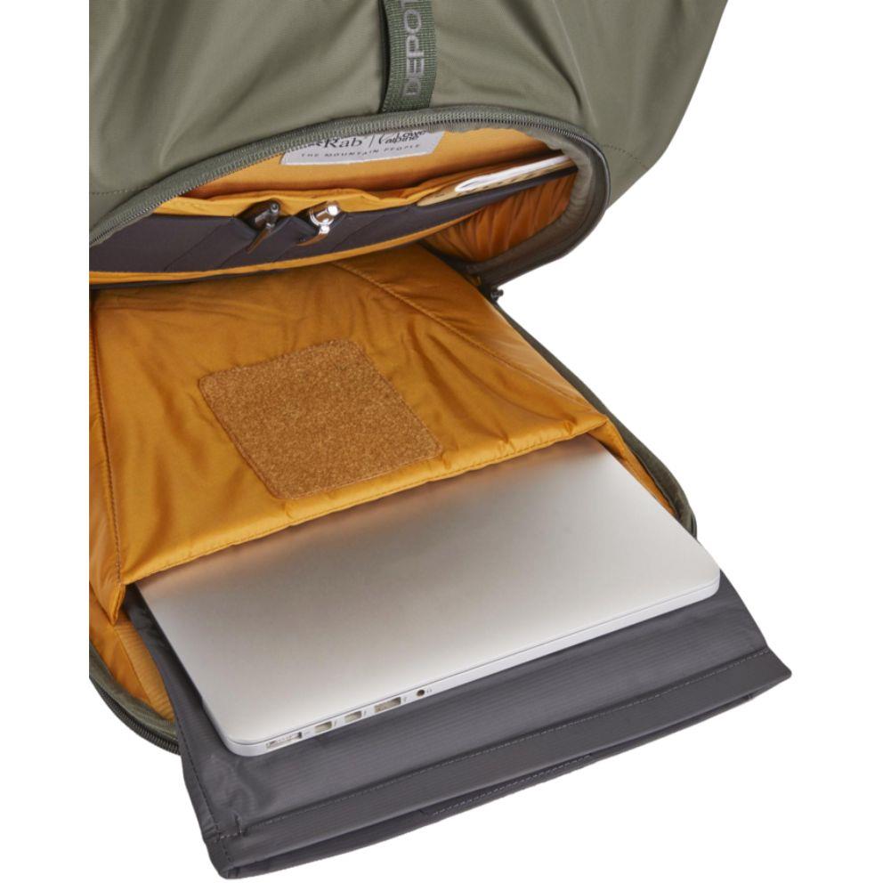 Rab Depot 22L Backpack (Dark Olive) laptop
