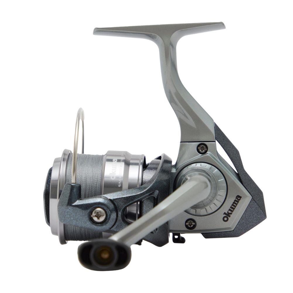 Okuma Azaki Braided With/Line Spinning Fishing Reel Side