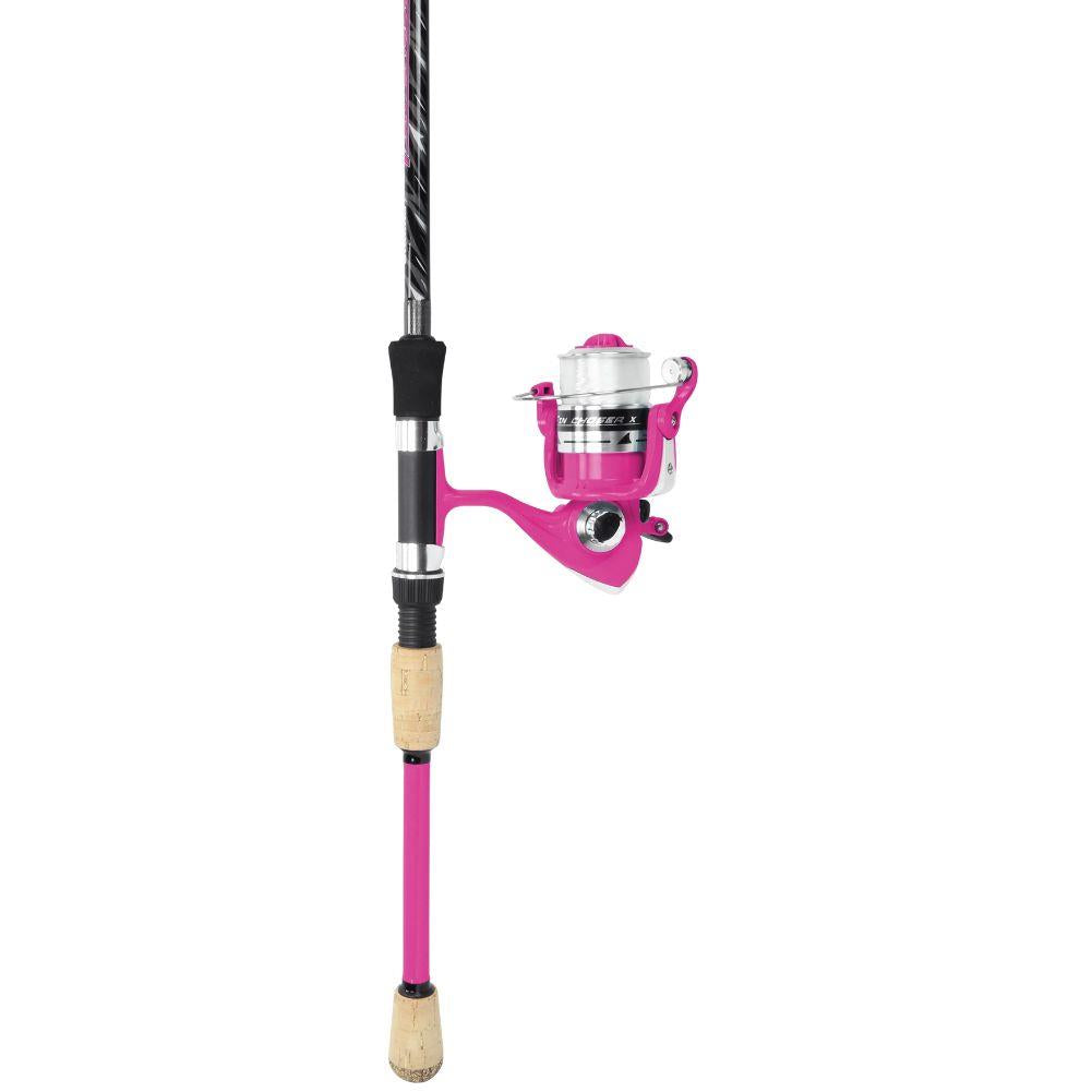 Okuma Fin Chaser "X” Series Fishing Rod Combo (Pink) Close