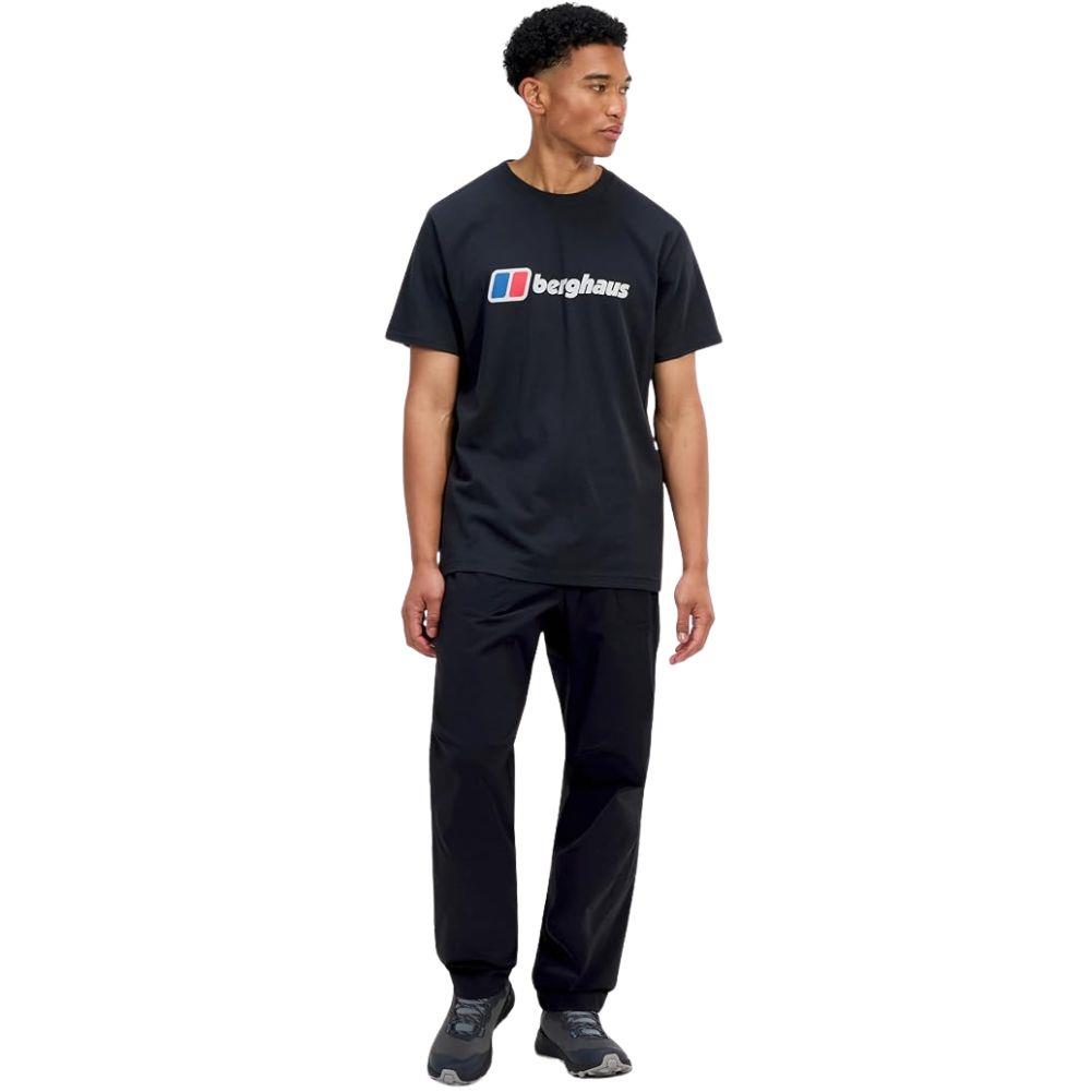Berghaus Men's Class XL-Logo T-Shirt (Black) full body
