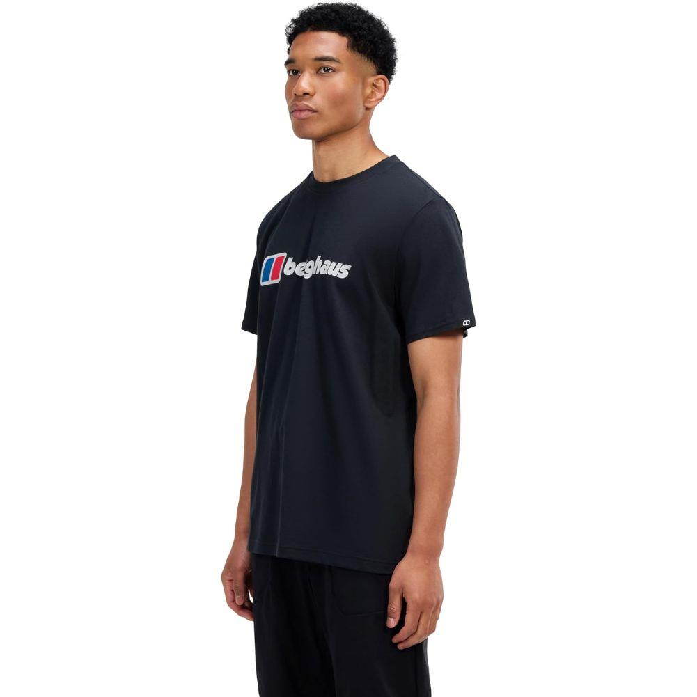 Berghaus Men&#39;s Class XL-Logo T-Shirt (Black) angle 
