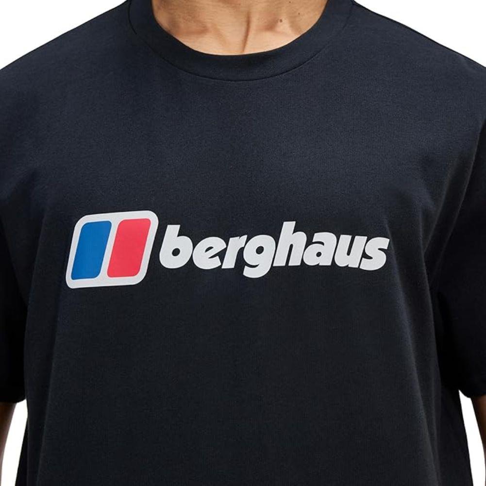 Berghaus Men&#39;s Class XL-Logo T-Shirt (Black) logo closer