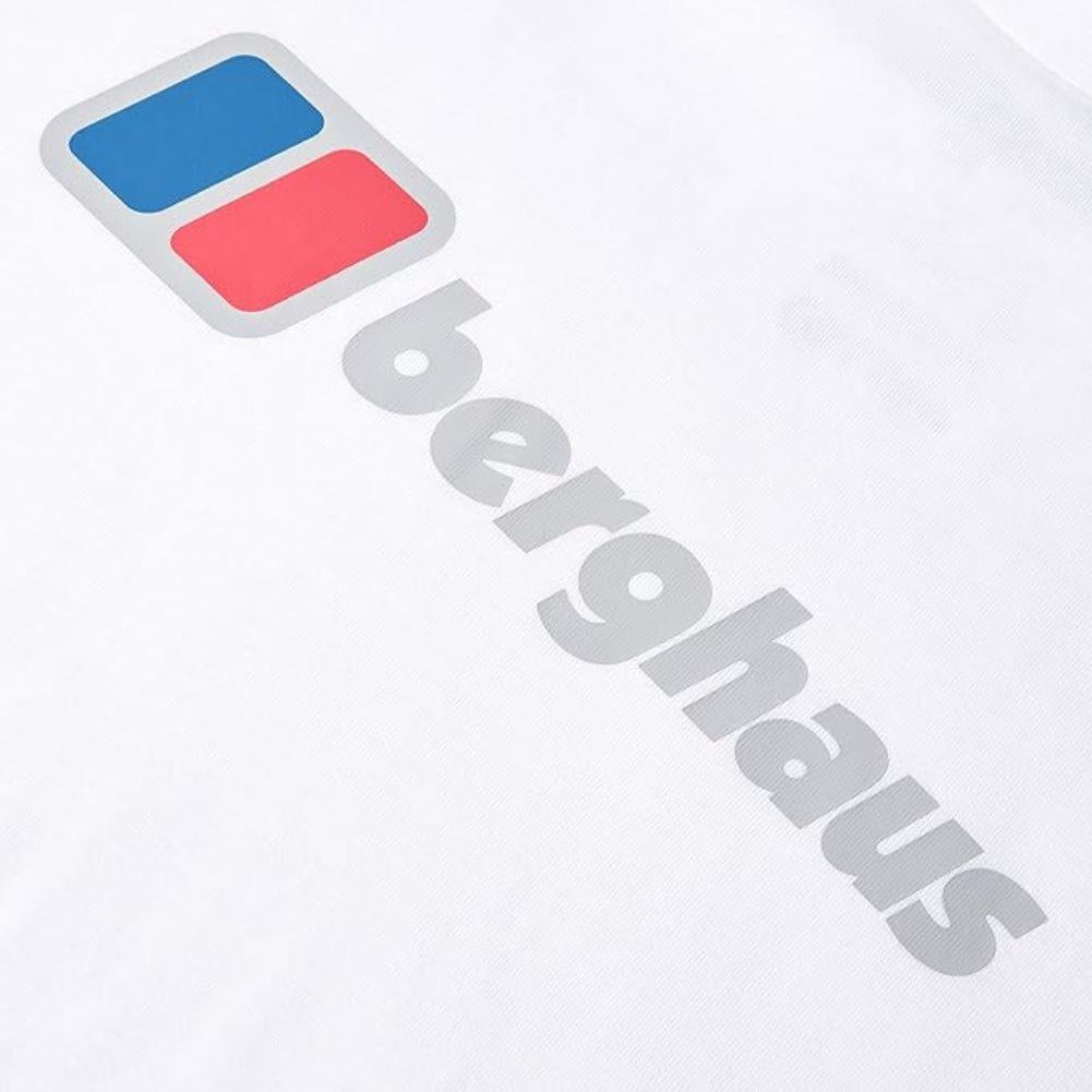 Berghaus Men&#39;s Class XL-Logo T-Shirt (White) logo over