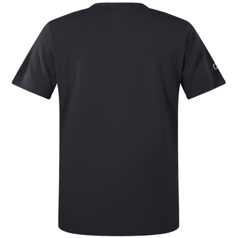 Berghaus Men's Delta Short Sleeve Tech Tee (Black) back