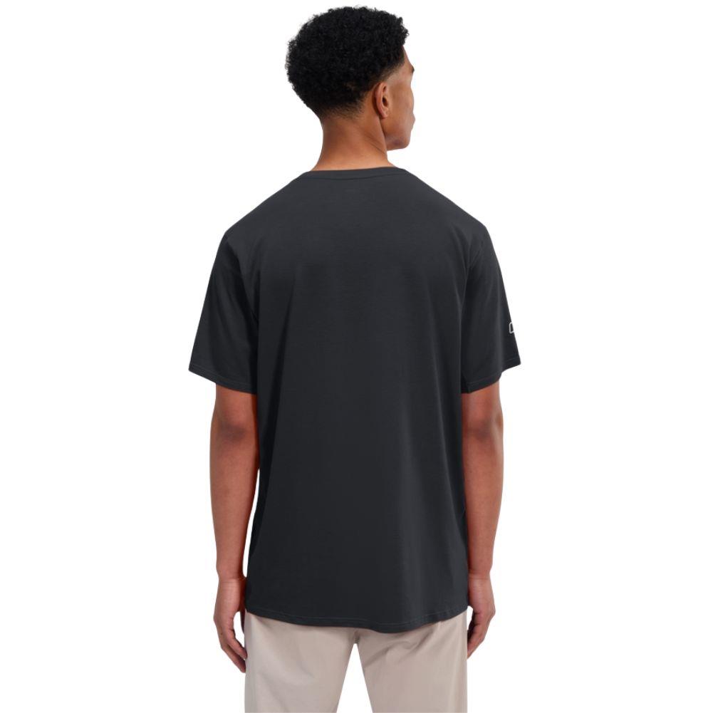 Berghaus Men's Delta Short Sleeve Tech Tee (Black) model back