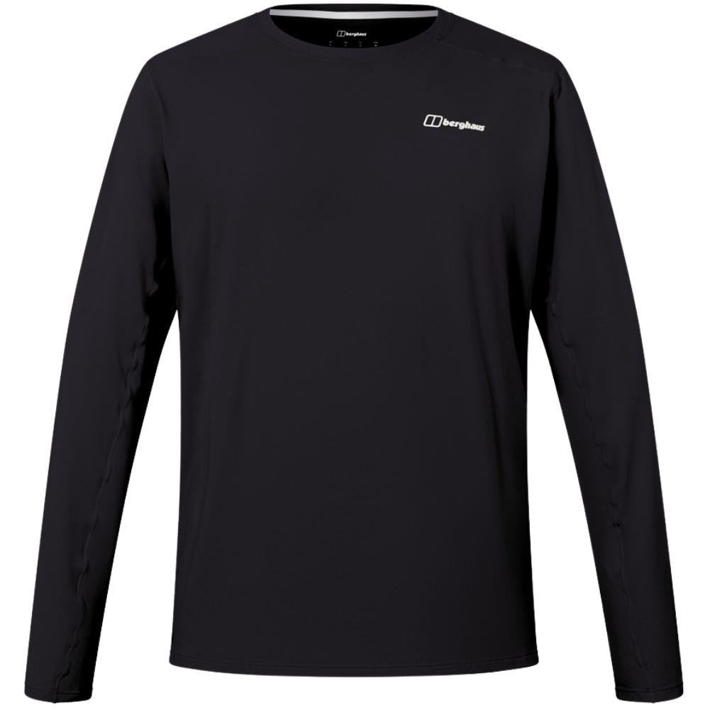 Berghaus Men's Delta Long Sleeve Tech Tee (Black)
