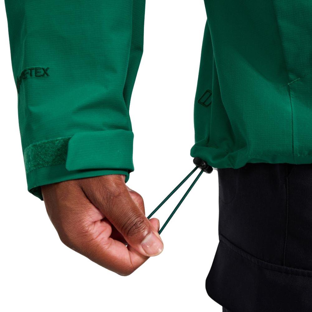 Berghaus Men&#39;s Hillwalker 2.0 Interactive Gore-Tex Jacket (Meadow Green) pulley
