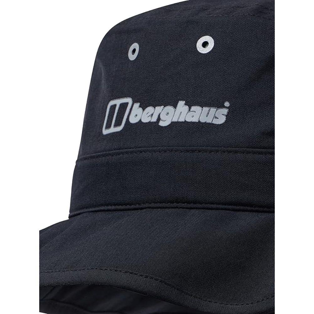 Berghaus Unisex Ortler Boonie Hat Light (Black) close up