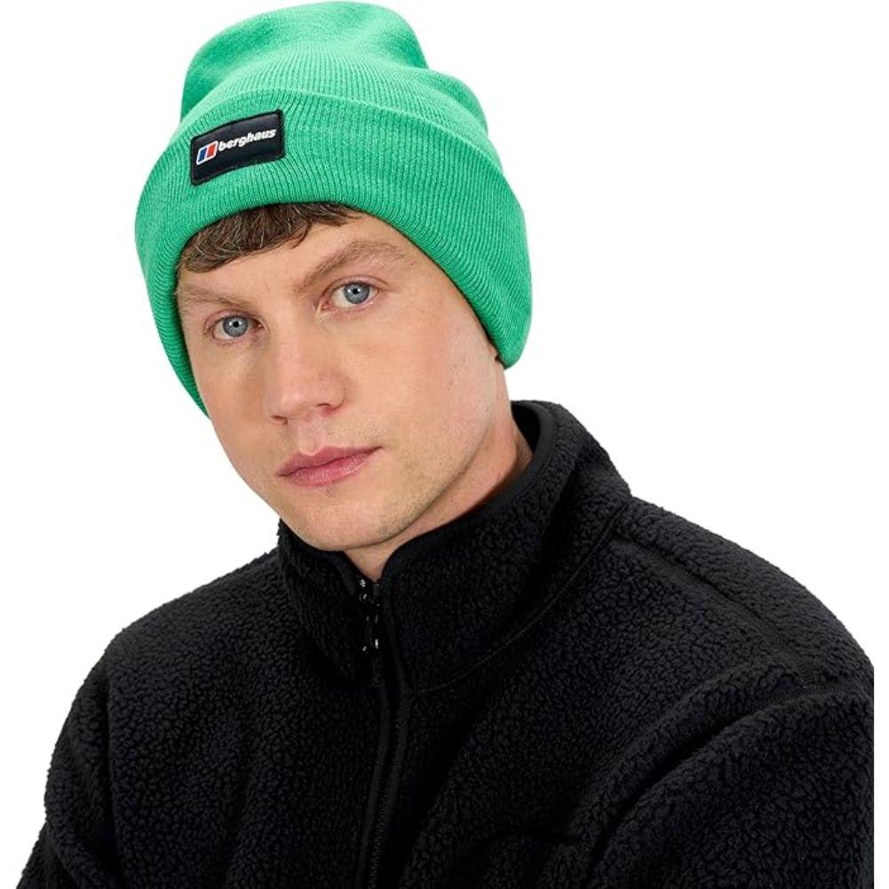Berghaus Unisex Logo Recognition Beanie (Green) model front
