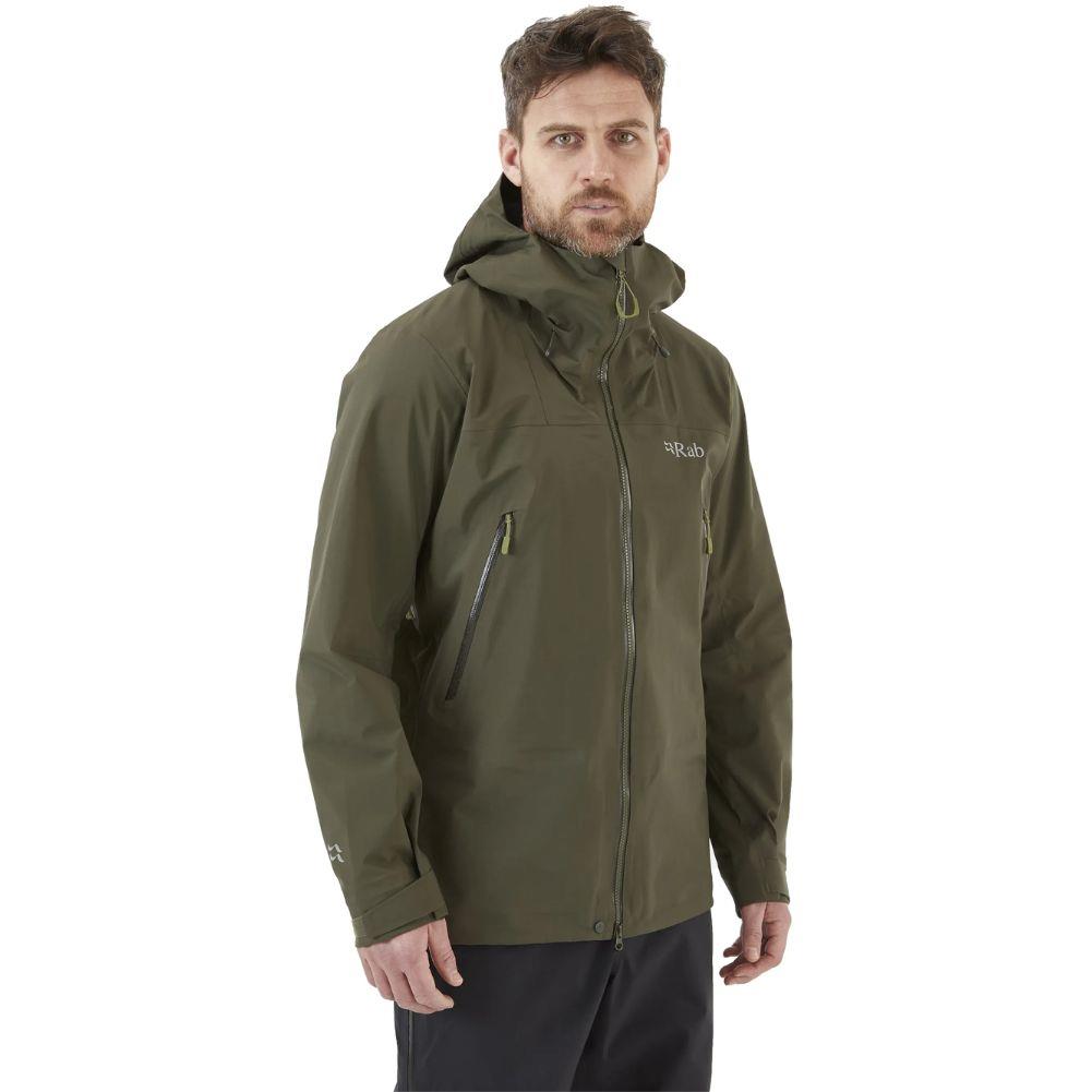 Rab Mens Kangri GTX Jacket (Army) front model