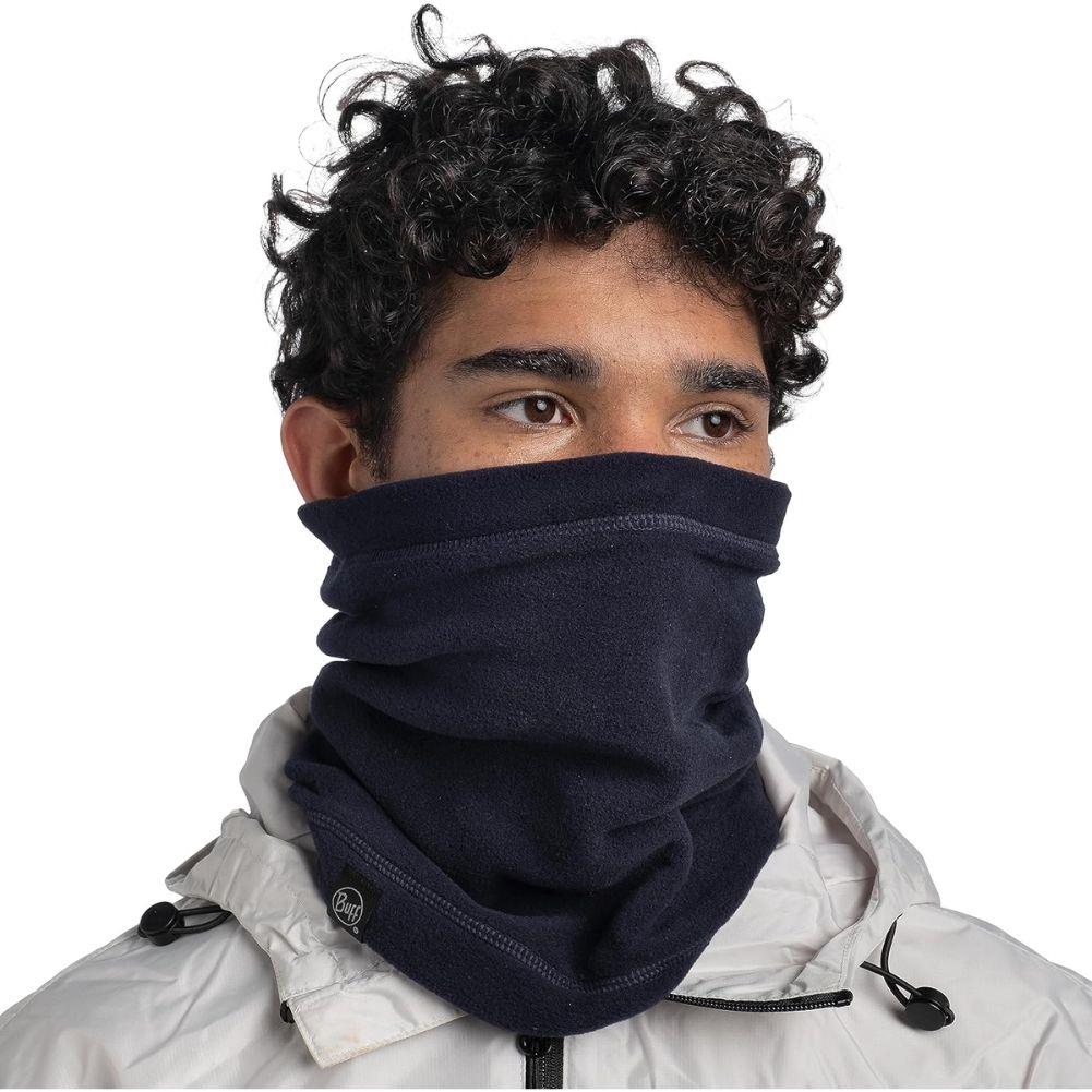 Buff Polar Neck Warmer (Solid Dark Navy) man angle