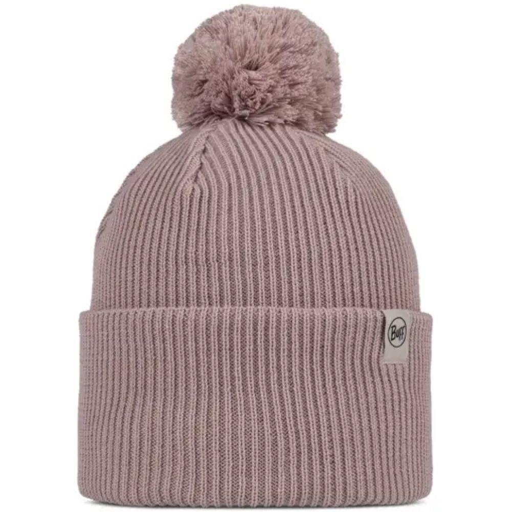 Buff Knitted Beanie (Renvi Rosewood)