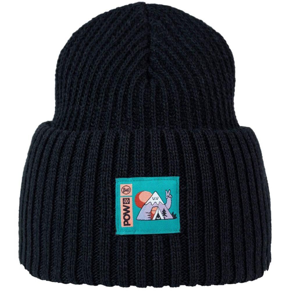 Buff Knitted Beanie (POW Rutger Black by Turbo Bambi)