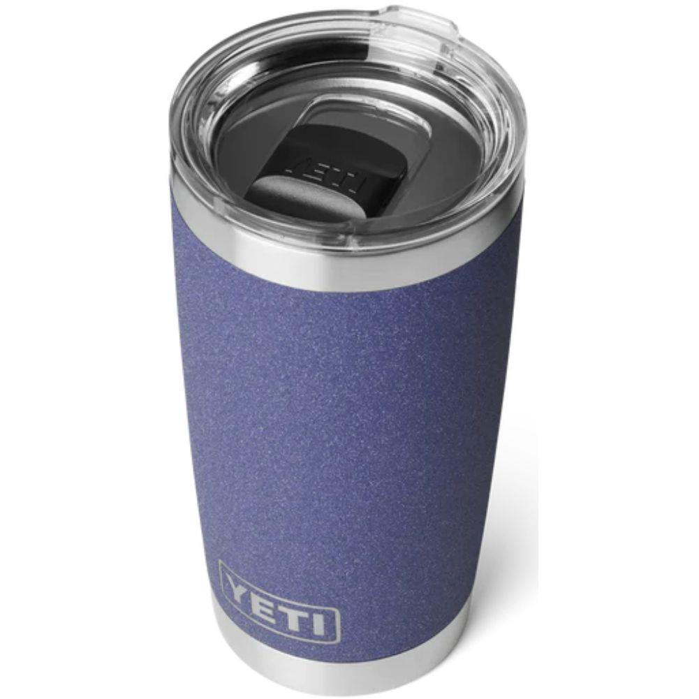 Yeti Rambler 20 oz (591 ml) Tumbler (Moon Dust) top angle