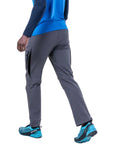 Mountain Equipment Men's Ibex Pro Pant (Anvil Grey) walking away