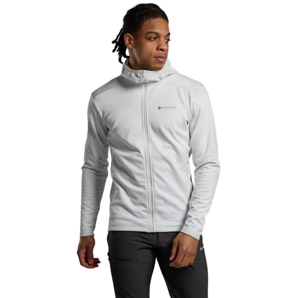 Montane Men's Protium Hooded Fleece Jacket (Powder) front