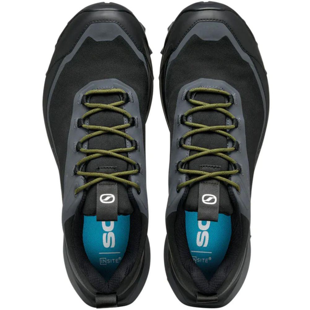 Scarpa Men&#39;s Ribelle Cross 2 GTX Walking Shoes (Black/Olive) top view