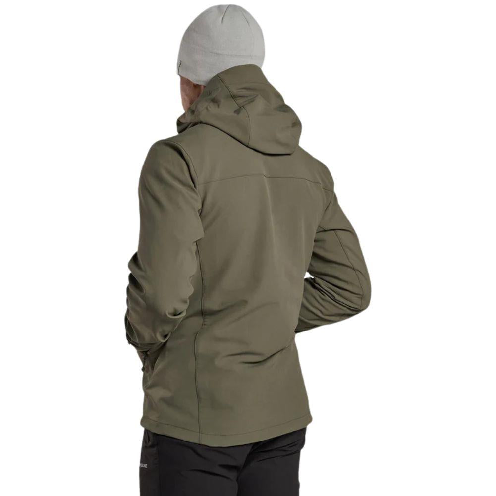 Montane Men's Tenacity XT Hooded Softshell Jacket (Caper) back model angle