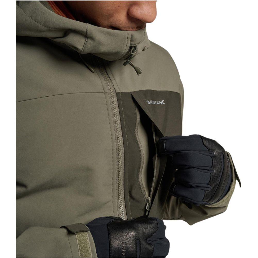 Montane Men&#39;s Tenacity XT Hooded Softshell Jacket (Caper) inner pocket