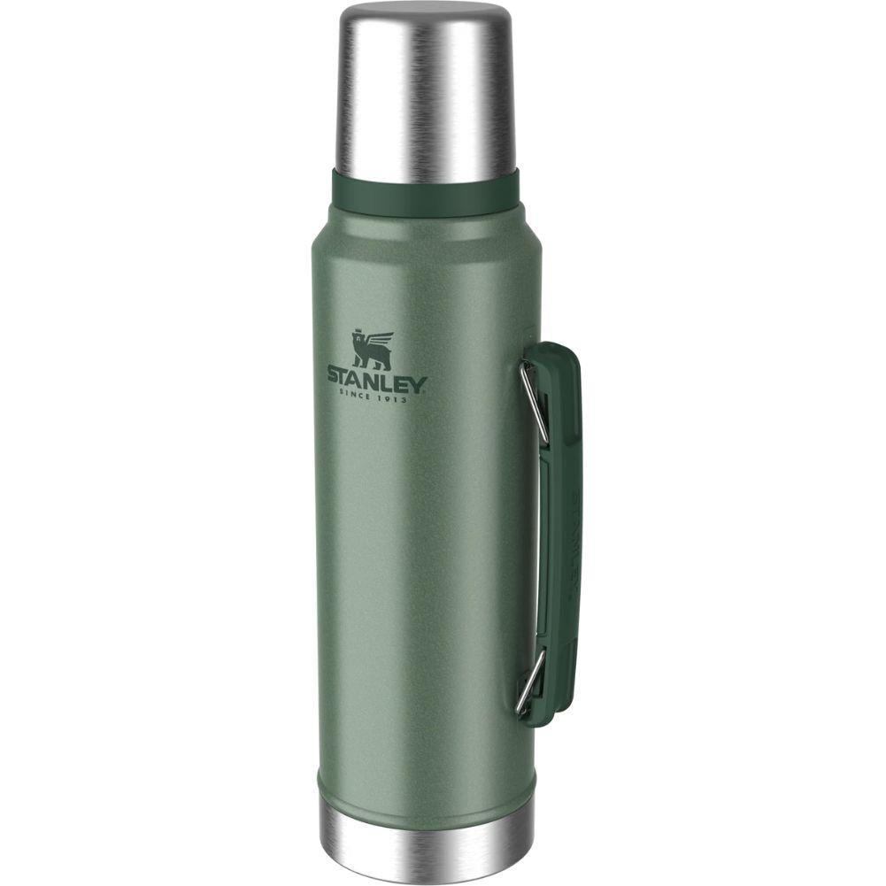 Stanley Classic Legendary Thermal 1L Flask (Hammertone Green) angle
