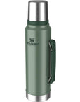 Stanley Classic Legendary Thermal 1L Flask (Hammertone Green) angle