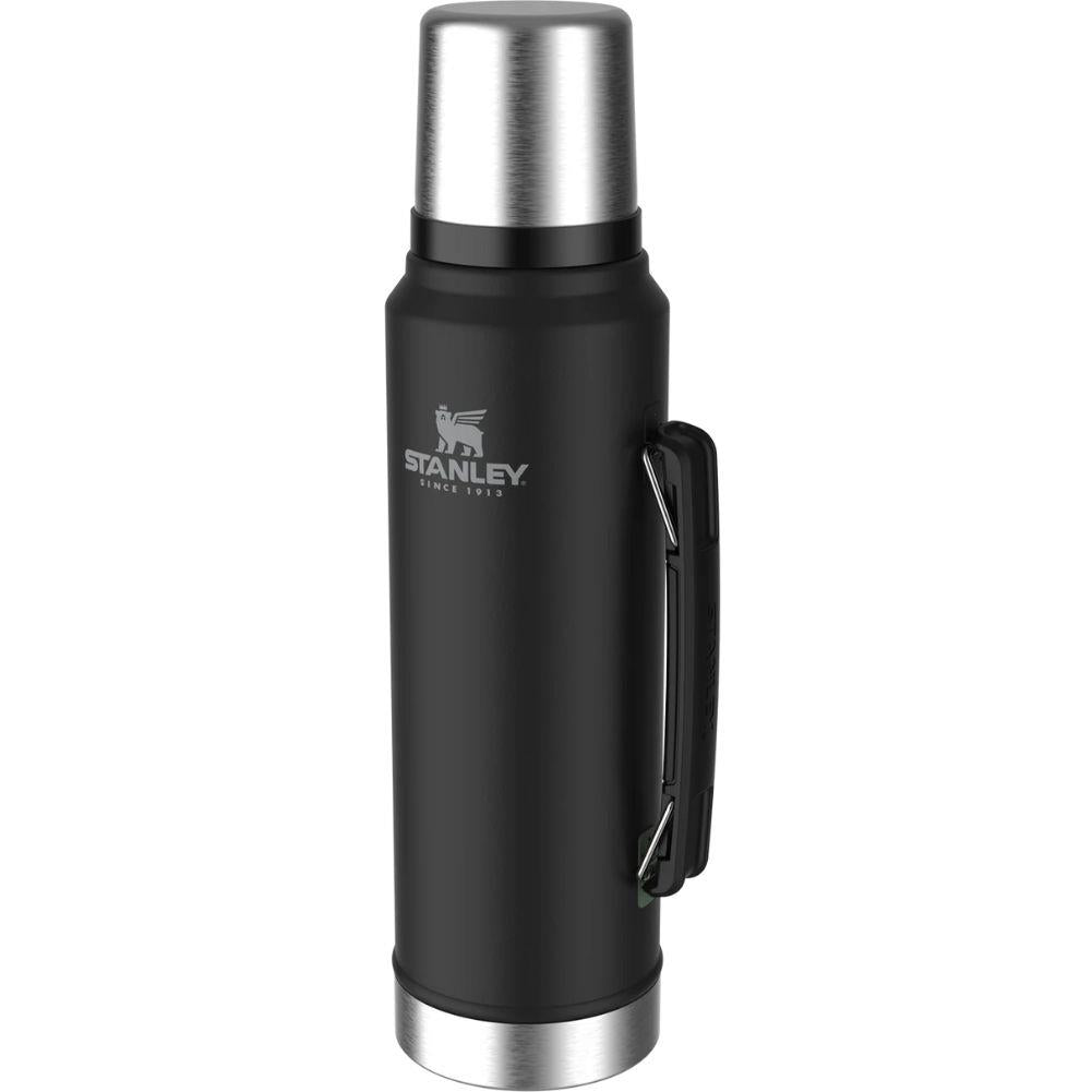 Stanley Classic Legendary Thermal 1L Flask (Matte Black Pebble) angle