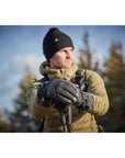 Extremities (by Terra Nova) Contour Waterproof Beanie (Black) hands