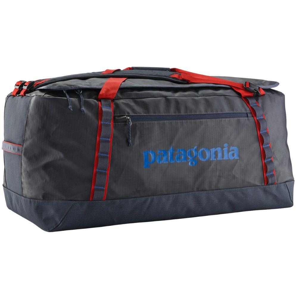 Patagonia Black Hole Duffel Bag 100L (Smolder Blue w/Amanita Red)