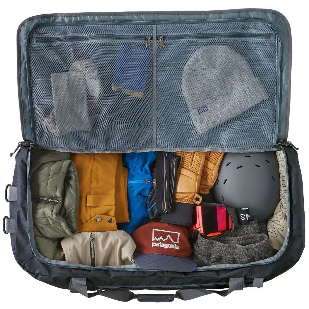 Patagonia Black Hole Duffel Bag 100L (Smolder Blue w/Amanita Red)