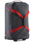 Patagonia Black Hole Wheeled Duffel 70L (Smolder Blue w/Amanita Red)
