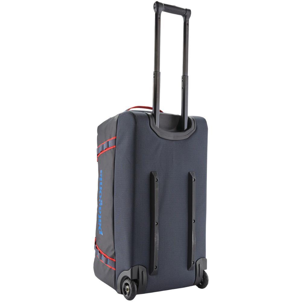 Patagonia Black Hole Wheeled Duffel 70L (Smolder Blue w/Amanita Red) back