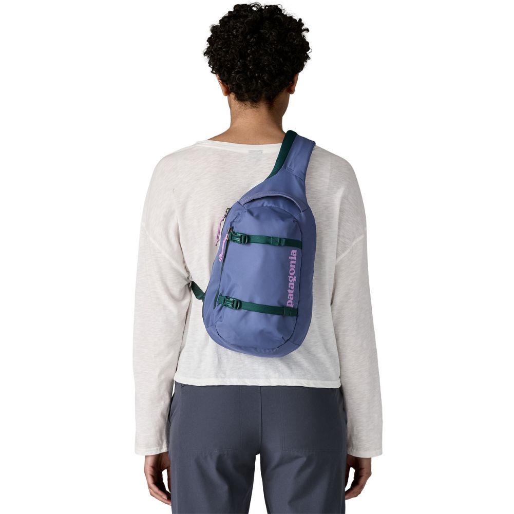 Patagonia Atom Sling Bag 8L (Current Blue) woman back
