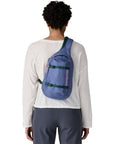 Patagonia Atom Sling Bag 8L (Current Blue) woman back