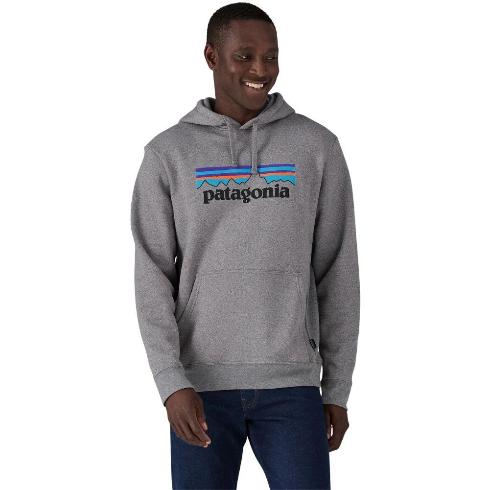 Patagonia P-6 Logo Uprisal Hoody (Gravel Heather) front