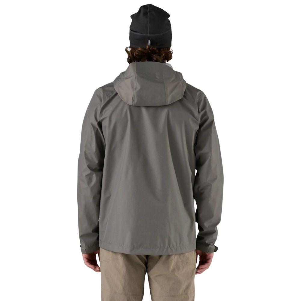 Patagonia Men’s Torrentshell 3L Waterproof Jacket (Noble Grey) bavk
